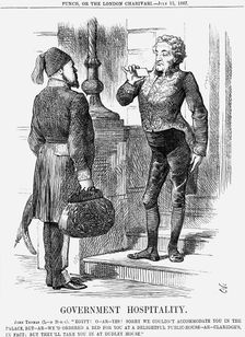 Government Hospitality 1867. Creator: John Tenniel
