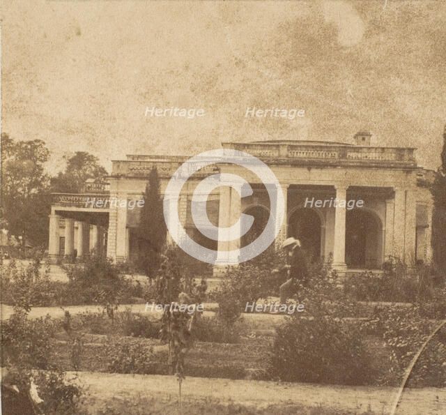 [Government House, Allahabad], 1858. Creator: John Constantine Stanley.