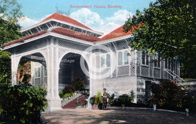 Government House, Bombay, India, early 20th century. Artist: Unknown