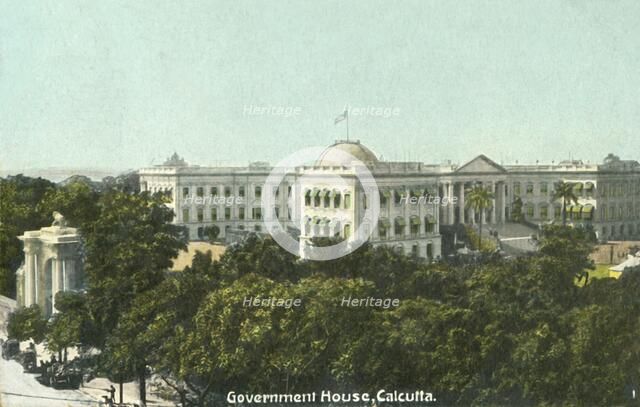 'Government House, Calcutta', 1900s. Creator: Unknown.