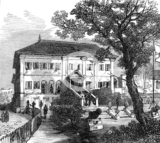 Government House, Cape Coast, 1874. Creator: Unknown.