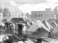 Government House Fort and Dalhousie Barracks, Calcutta, 1870. Creator: Unknown