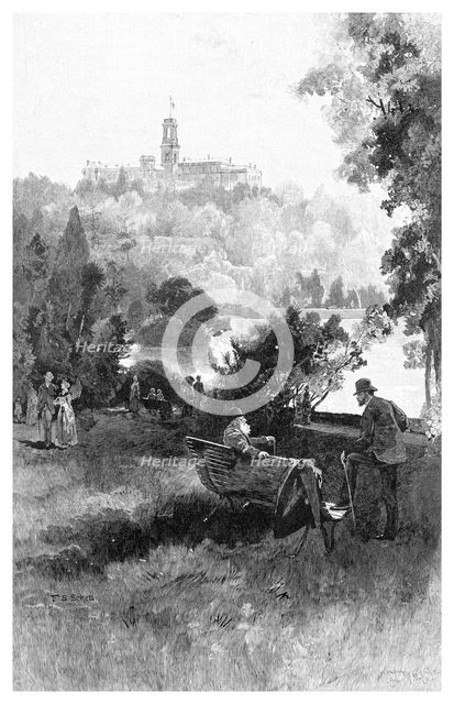 Government House, Melbourne, Victoria, Australia, 1886.Artist: Frederic B Schell