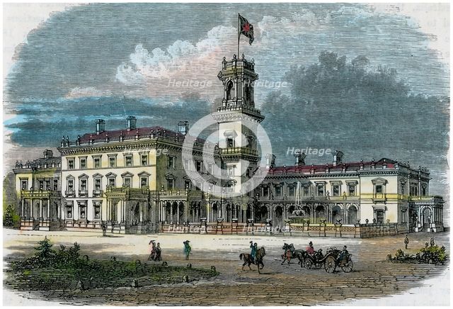 Government House, Melbourne, Victoria, Australia, c1880. Artist: Unknown