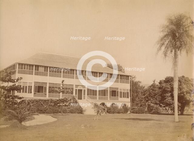 'Government House, near Kingston, Jamaica' c20th century.  Artist: Unknown.