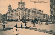 Government Offices Great George Street ('GOGGS'), Westminster, London c1910