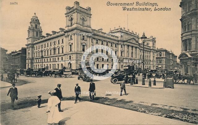 Government Offices Great George Street ('GOGGS'), Westminster, London', c1910. Artist: Unknown