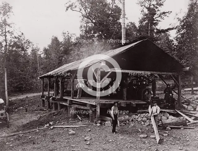Government Saw Mill (Chattanooga), 1861-65. Creator: Andrew Joseph Russell.