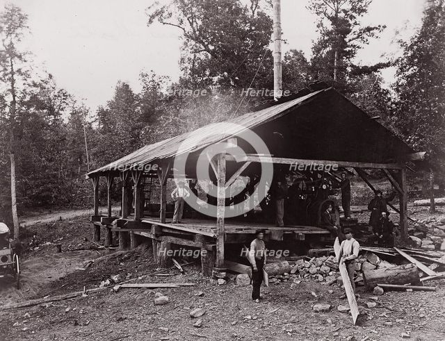 Government Saw Mill (Chattanooga), 1861-65. Creator: Andrew Joseph Russell.