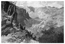 Govett's Leap, Blue Mountains, New South Wales, Australia, 1886.Artist: Frederic B Schell