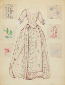 Gown, c. 1936. Creator: Dorothy Gernon