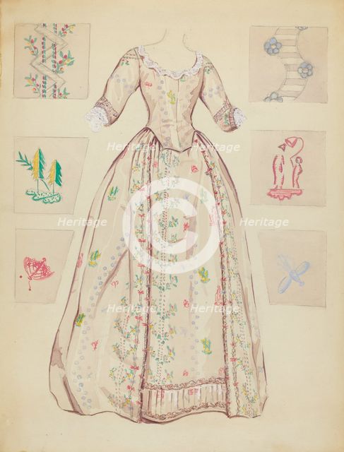 Gown, c. 1936. Creator: Dorothy Gernon.