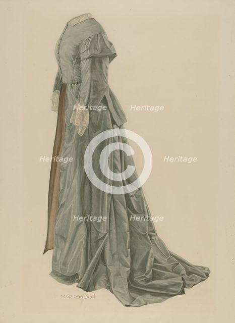Gown, c. 1940. Creator: Douglas Campbell.