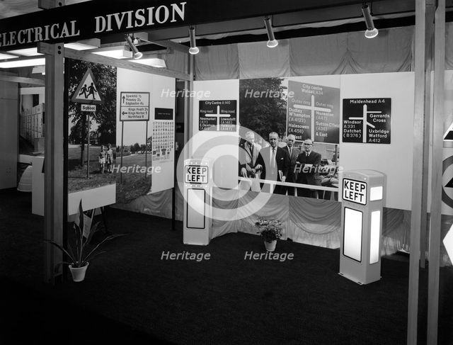 Gowshall Signs exhibition, Rotherham, South Yorkshire, 1964. Creator: Michael Walters.