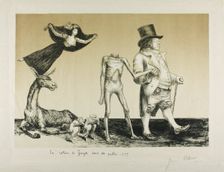 Goya's Return to his Homeland, 1899. Creator: Jean Veber