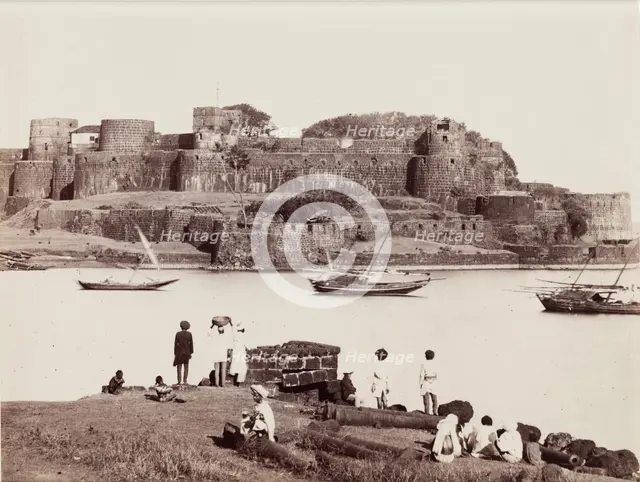 Goa Fort, between 1880 and 1889. Creator: Francis Frith.
