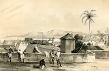Goa, from the Upper Curtain India, 1847.Artist: Dean & Co