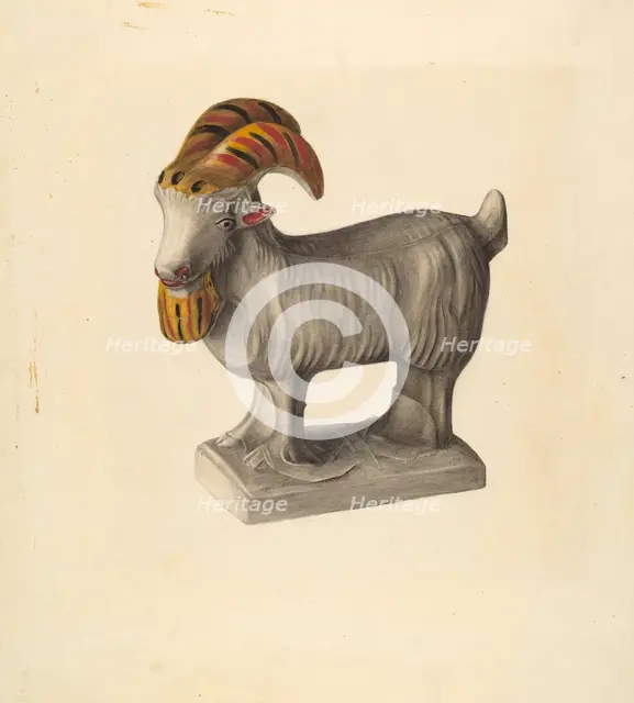 Goat, c. 1938. Creator: Mina Lowry.