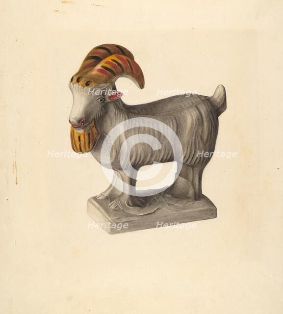 Goat, c. 1938. Creator: Mina Lowry.