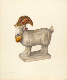Goat, c. 1940. Creator: Mina Lowry