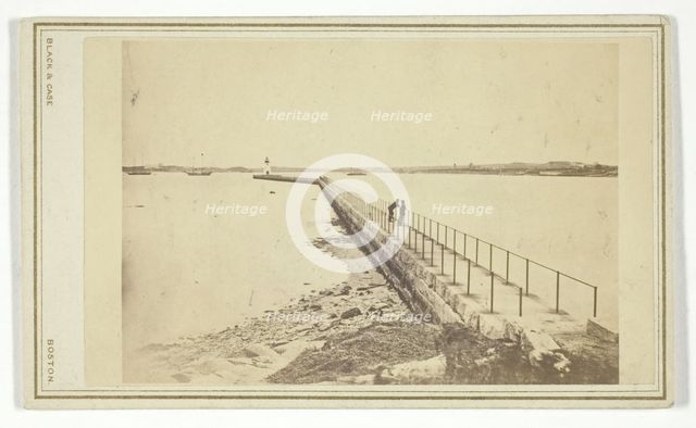 Goat Island, Lighthouse, 1864/67. Creators: Black & Case, James Wallace Black.