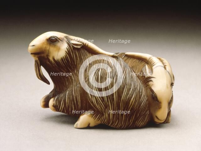 Goat Pair, early 19th century. Creator: Unknown.