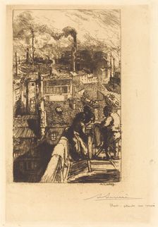 Gobelins Quarter (Le quartier des Gobelins), 1893. Creator: Auguste Lepere