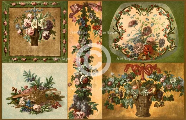 Gobelins weaving, France, 18th century, (1898). Creator: Unknown.