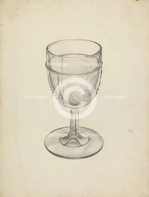 Goblet, 1935/1942. Creator: May Hays.