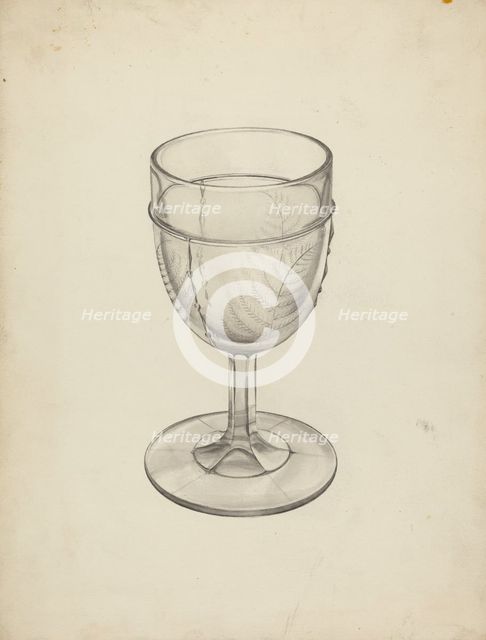 Goblet, 1935/1942. Creator: May Hays.