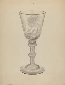 Goblet, 1935/1942. Creator: John Dana