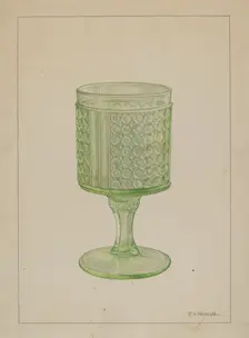 Goblet, 1935/1942. Creator: Ronau William Woiceske