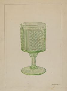 Goblet, 1935/1942. Creator: Ronau William Woiceske
