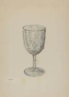 Goblet, 1939. Creator: Ralph Atkinson
