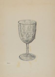 Goblet, 1939. Creator: Ralph Atkinson