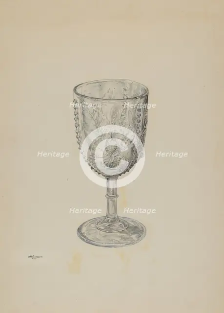 Goblet, 1939. Creator: Ralph Atkinson.