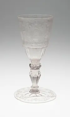 Goblet, Bohemia, c. 1740. Creator: Christopher Gottfried Schneider