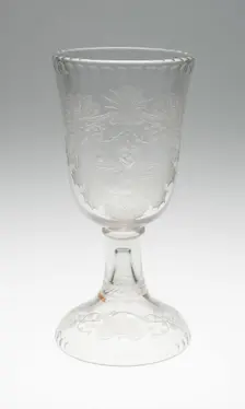 Goblet, Bohemia, c. 1750. Creator: Bohemia Glass