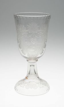 Goblet, Bohemia, c. 1750. Creator: Bohemia Glass