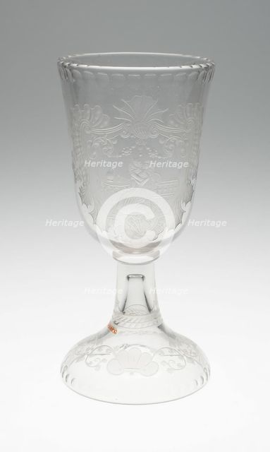 Goblet, Bohemia, c. 1750. Creator: Bohemia Glass.