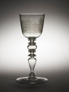 Goblet, c. 1680. Creator: Hermann Schwinger (German, 1640-1683)