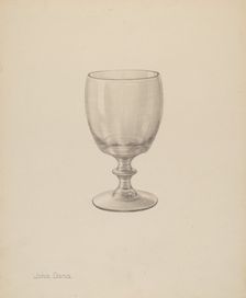 Goblet, c. 1940. Creator: John Dana