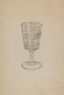 Goblet, c. 1936. Creator: Eva Wilson