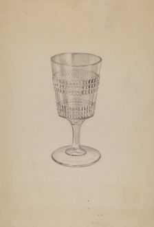 Goblet, c. 1936. Creator: Eva Wilson