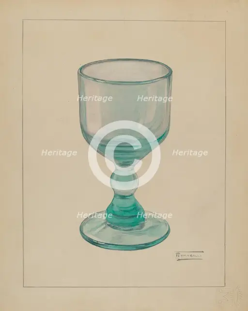 Goblet, c. 1936. Creator: Frank Fumagalli.