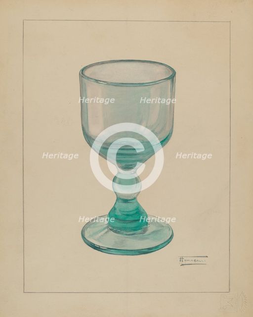 Goblet, c. 1936. Creator: Frank Fumagalli.