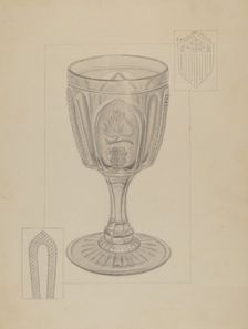 Goblet, c. 1936. Creator: Gertrude Lemberg
