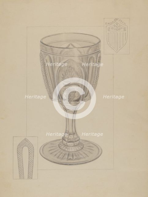 Goblet, c. 1936. Creator: Gertrude Lemberg.