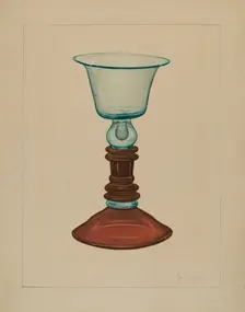 Goblet, c. 1936. Creator: Giacinto Capelli