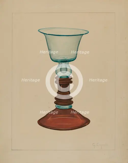 Goblet, c. 1936. Creator: Giacinto Capelli.